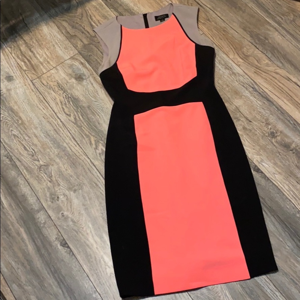 Tahari Color Block Dress